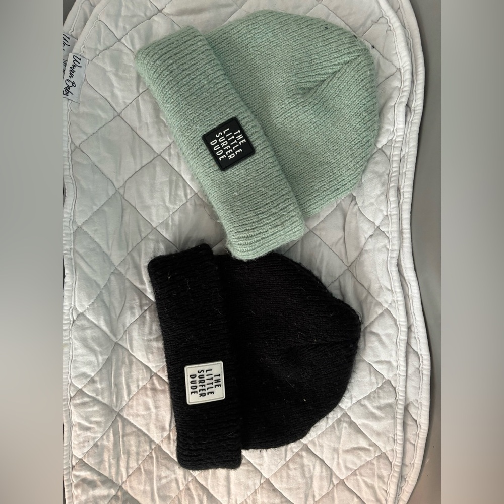 Little surfer dude beanie bundle - infant/baby size